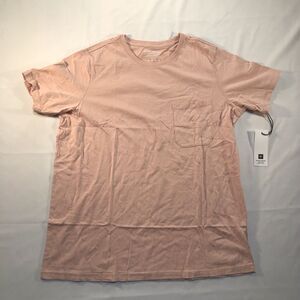 Richer Poorer Women's Short Sleeve Pocket Crew Size L Blush/Rose